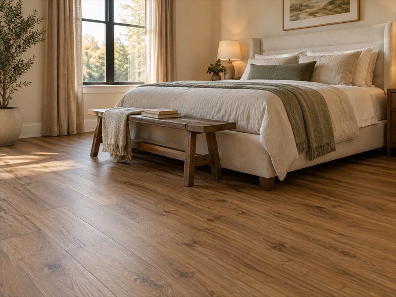 Laminate flooring installation