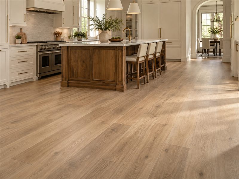 Luxury vinyl plank installation